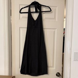 Prana Dark Grey Halter Midi Dress